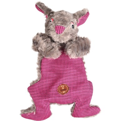 Flamingo - בובת ארנב מצפצפת ומזיזת את הידיים בעת לחיצה על הבטן